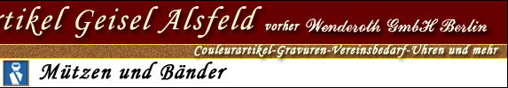 Couleurartikel Geisel Alsfeld, Couleurartikel Gravuren Vereinsbedarf Uhren und mehr